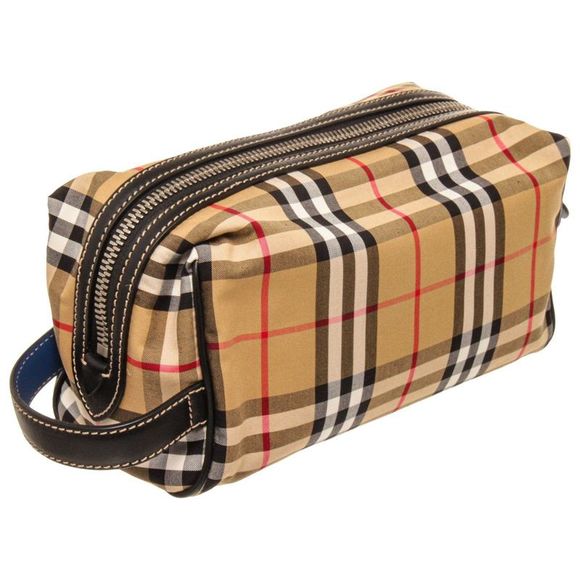 Burberry Brown Cosmetic Pouch Bag - Picture 2 of 6